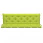 Preview: Gartenbank-Auflagen 2 Stk. Hellgrün 180x50x7 cm Oxford-Gewebe