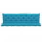 Preview: ARDEBO.de - Gartenbank-Auflagen 2 Stk. Hellblau 200x50x7 cm Oxford-Gewebe