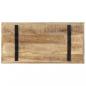 Preview: Esstisch 120x60x76 cm Raues Mangoholz 