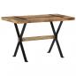 Preview: Esstisch 120x60x76 cm Raues Mangoholz 