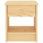 Preview: Nachttisch Natur 35x30x40 cm Massivholz Kiefer