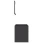 Preview: 2-tlg. Badmöbel-Set Grau Holzwerkstoff