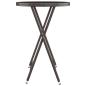 Preview: 3-tlg. Bistro-Set Poly Rattan und Hartglas Braun