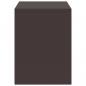 Preview: Nachttische 2 Stk. Dunkelbraun 35x30x40 cm Kiefer Massivholz
