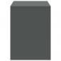 Preview: Nachttische 2 Stk. Dunkelgrau 35x30x40 cm Kiefer Massivholz
