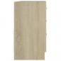 Preview: Waschbeckenunterschrank Sonoma-Eiche 63x30x54 cm Holzwerkstoff
