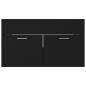 Preview: Waschbeckenunterschrank Schwarz 80x38,5x46 cm Holzwerkstoff
