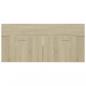 Preview: Waschbeckenunterschrank Sonoma-Eiche 100x38,5x46cm