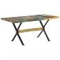 Preview: Esstisch 160x80x76 cm Altholz Massiv 