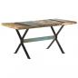 Preview: Esstisch 160x80x76 cm Altholz Massiv 