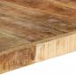 Preview: Esstisch 140x140x75 cm Raues Mangoholz