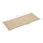 Preview: Gartenstuhlauflagen für Hochlehner 6Stk. Beige 120x50x3cm Stoff