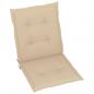 Preview: Gartenstuhlauflagen für Niedriglehner 6 Stk. Beige 100x50x3 cm