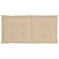 Preview: Gartenstuhlauflagen für Niedriglehner 6 Stk. Beige 100x50x3 cm