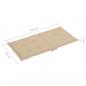 Preview: Gartenstuhlauflagen für Niedriglehner 6 Stk. Beige 100x50x3 cm