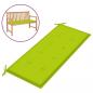 Preview: Gartenbank-Auflage Hellgrün 120x50x3 cm Oxford-Gewebe