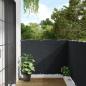 Preview: ARDEBO.de - Balkon-Sichtschutz Anthrazit 120x300 cm Oxford-Gewebe
