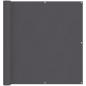 Preview: Balkon-Sichtschutz Anthrazit 120x600 cm Oxford-Gewebe