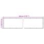 Preview: Balkon-Sichtschutz Beige 75x300 cm Oxford-Gewebe