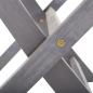 Preview: Klappbare Gartenstühle 4 Stk. mit Sitzkissen Massivholz Akazie