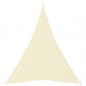 Preview: Sonnensegel Oxford-Gewebe Dreieckig 3x4x4 m Creme