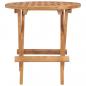 Preview: Klappbarer Gartentisch 50x50x50 cm Teak Massivholz