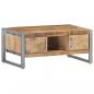 Preview: Couchtisch 95x50x40 cm Raues Mangoholz