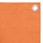 Preview: Balkon-Sichtschutz Orange 75x300 cm Oxford-Gewebe