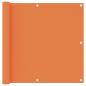 Preview: ARDEBO.de - Balkon-Sichtschutz Orange 90x300 cm Oxford-Gewebe