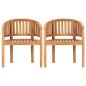 Preview: 5-tlg. Garten-Lounge-Set Massivholz Teak