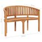 Preview: 3-tlg. Garten-Lounge-Set Massivholz Teak