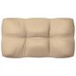 Preview: Palettenkissen 5-tlg. Beige Stoff