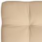 Preview: Palettenkissen 5-tlg. Beige Stoff
