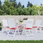 Preview: ARDEBO.de - Gartenstuhl-Kissen 6 Stk. Rot 50x50x3 cm Oxford-Gewebe