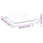 Preview: Gartenstuhl-Kissen 6 Stk. Rot 50x50x3 cm Oxford-Gewebe
