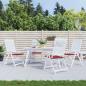 Preview: ARDEBO.de - Gartenstuhl-Kissen 4 Stk. Weinrot 50x50x3 cm Oxford-Gewebe