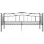Preview: Schlafsofa Bettgestell Schwarz Metall 90x200 cm