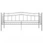 Preview: Schlafsofa Bettgestell Grau Metall 90x200 cm