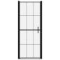 Preview: Duschtür Hartglas 81x195 cm Schwarz