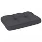 Preview: Palettenkissen Anthrazit 60x40x12 cm Stoff