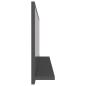 Preview: Badspiegel Grau 90x10,5x37 cm Holzwerkstoff