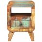 Preview: Nachttisch 30x30x41 cm Recyceltes Massivholz