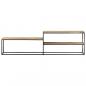 Preview: TV-Schrank 180x30x50 cm Raues Mangoholz