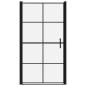 Preview: Duschtür Hartglas 100x178 cm Schwarz