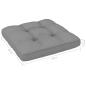 Preview: Palettenkissen Grau 80x80x12 cm Stoff