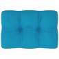 Preview: ARDEBO.de - Palettenkissen Blau 60x40x12 cm Stoff