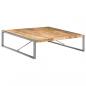 Preview: Couchtisch 140x140x40 cm Raues Mangoholz