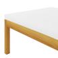 Preview: 5-tlg. Garten-Lounge-Set mit Kissen Cremeweiß Massivholz Akazie