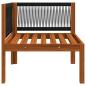 Preview: 3-Sitzer-Gartensofa mit Kissen Massivholz Akazie