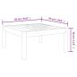 Preview: 12-tlg. Garten-Lounge-Set mit Kissen Cremeweiß Massivholz Akazie